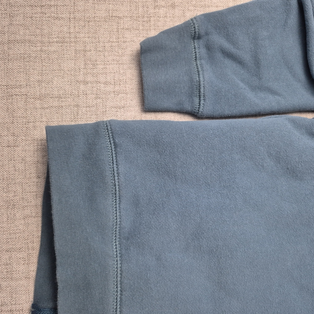 Primary Kids Sherpa-Lined Full Zip Hoodie | Slate Blue | Size 4-5 - Picture 12 of 12